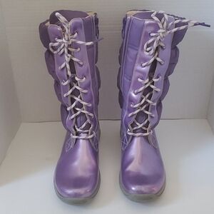 Timberland Winter Snow Boots- Metallic Purple